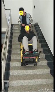  كرسي متسلق صعود ونزول الدرج لكبار السن وذوي الاعاقة electric climbing chair 2