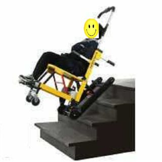  كرسي متسلق صعود ونزول الدرج لكبار السن وذوي الاعاقة electric climbing chair 3