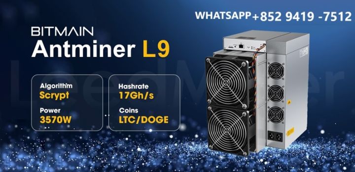 On sales Bitmain Antminer L9 17Gh Litecoin L9 16Gh Best price 2