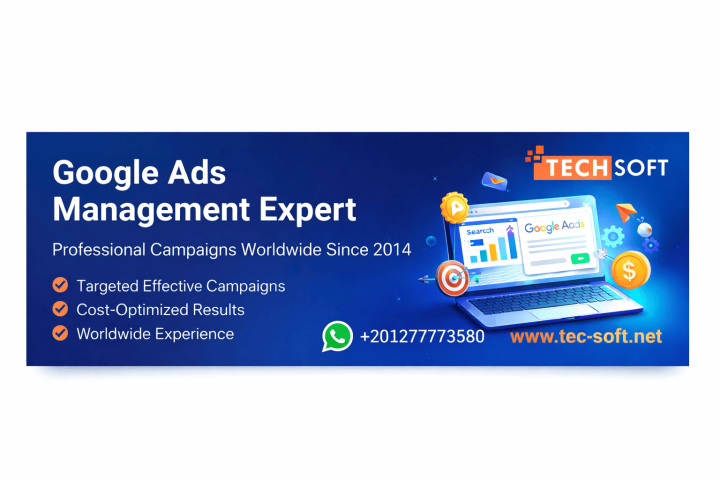 ❖ خبراء إعلانات Google Ads منذ 2014 -   Tech Soft